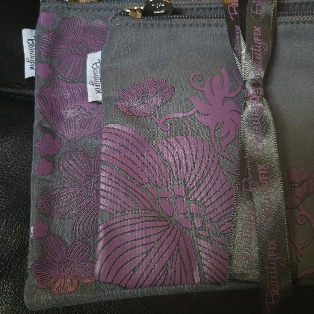 Beauty FIX 2 cosmetic bag bundle NWT - Picture 2 of 5